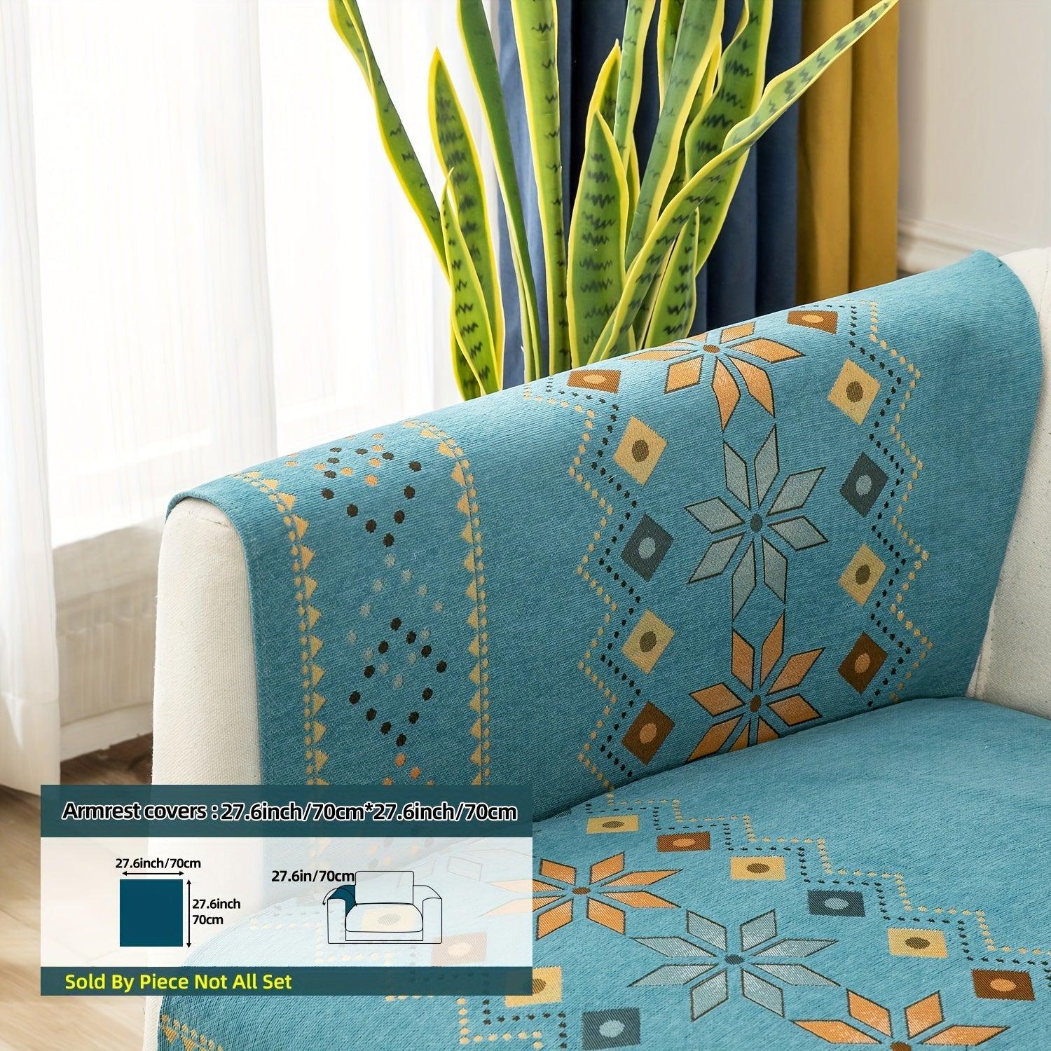 Stylish Bohemian Chenille Slipcovers for Couches topspet