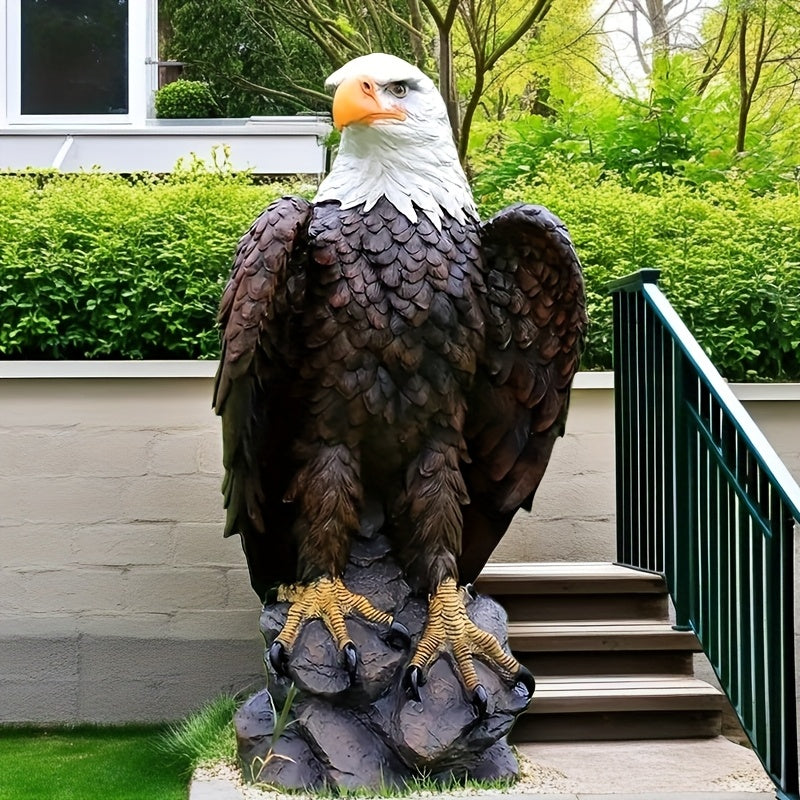 24.5in Huge Eagle Statue, Garden Patio Ornament For Garden, Porch House Of Avana