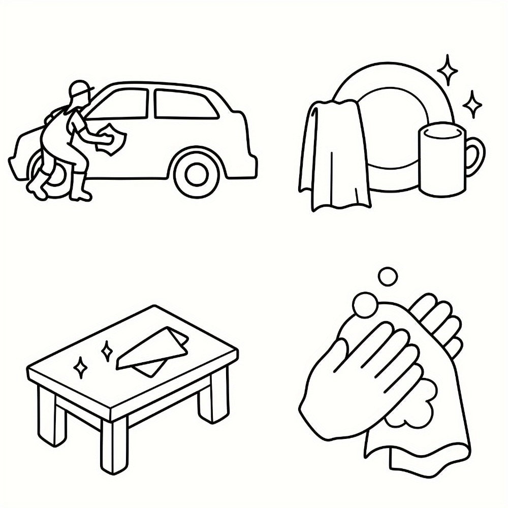 Hand Towels - Decorative Beige 24x16 Set