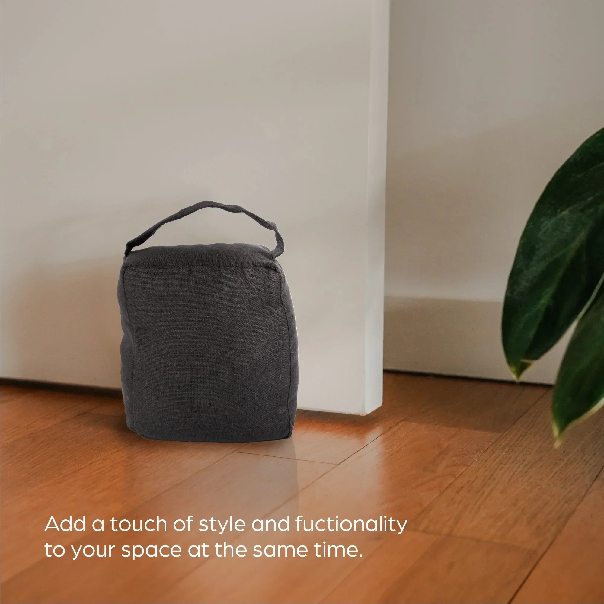 497 - Decorative Fabric Weighted Door Stopper for Home and Office, front view - House Of Avana