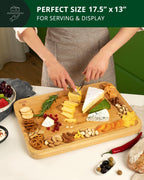 Cheese Board XXL with Cutlery Set Royal Craft Wood