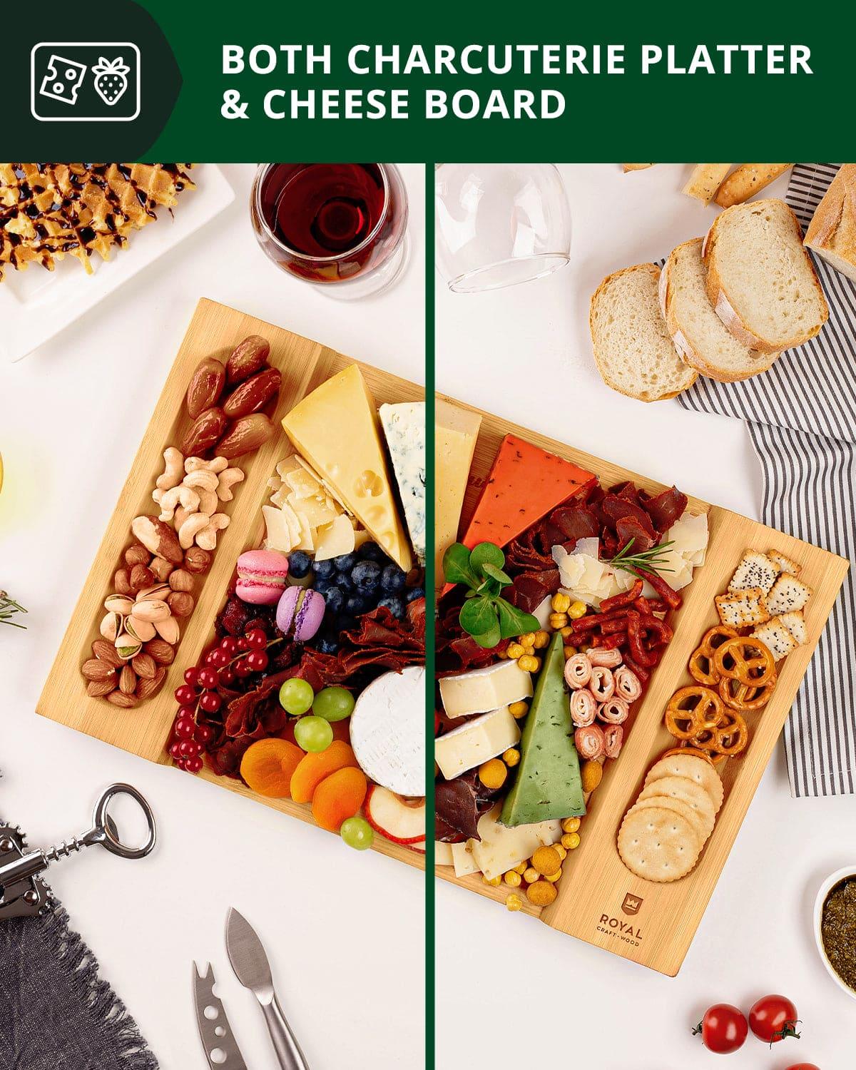 Cheese Board, 15.5” x 10” Royal Craft Wood