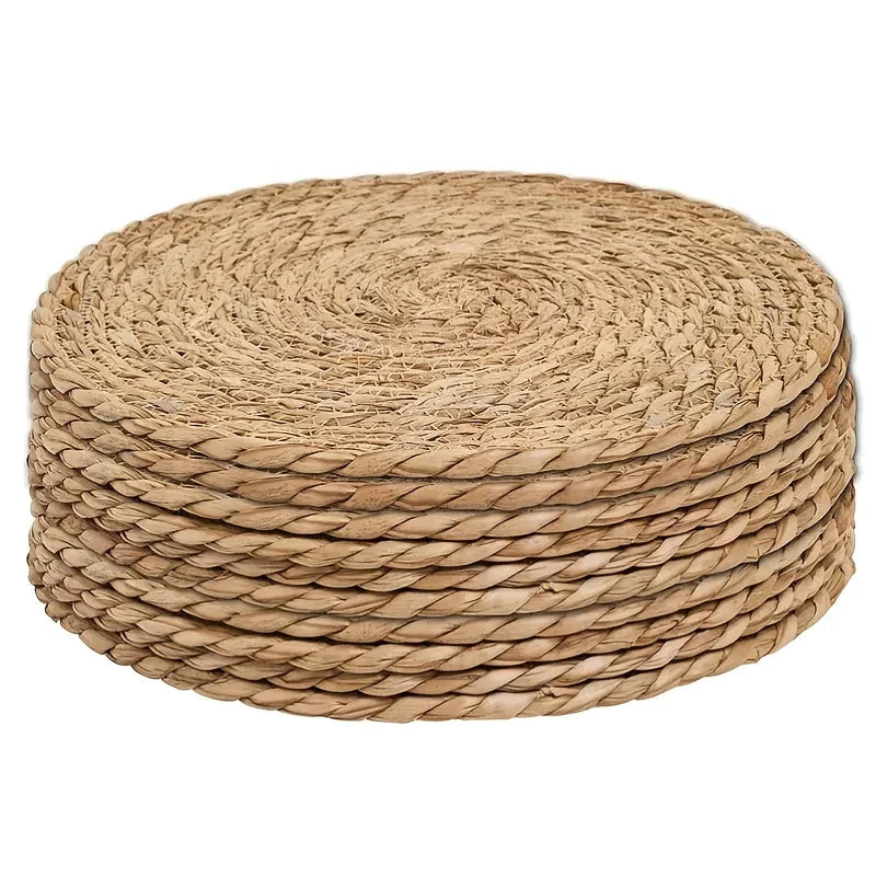 Placemats - Heat Resistant Woven Wood Round