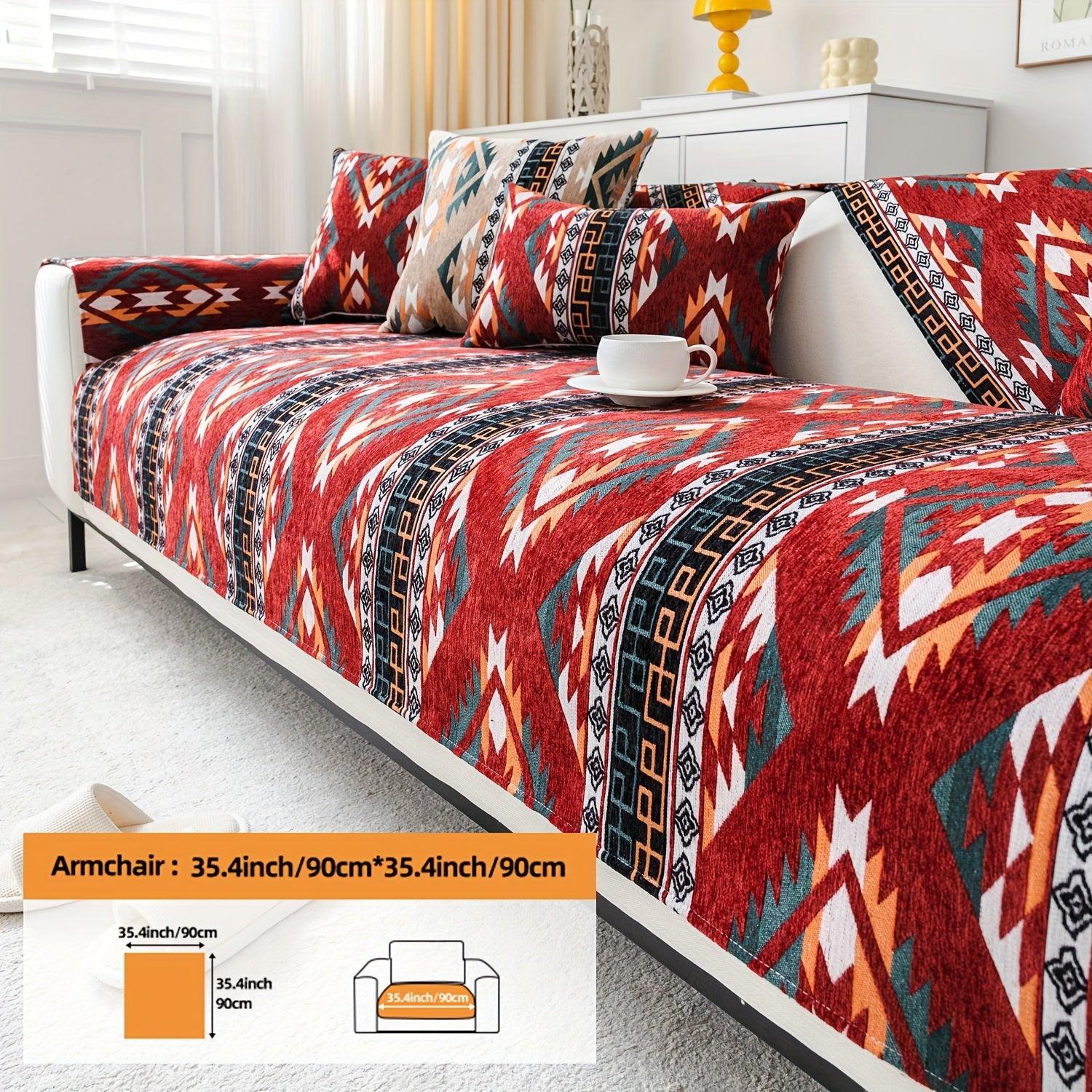 Linen Couch Slipcover | Boho Dog Proof Couch Slipcovers for All-Season topspet