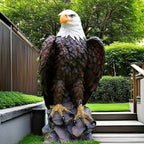 24.5in Huge Eagle Statue, Garden Patio Ornament For Garden, Porch House Of Avana