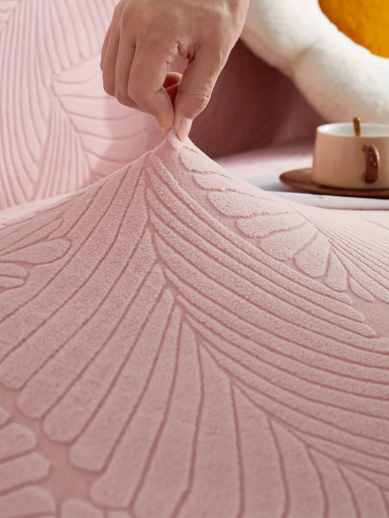 Premium Stretch Gray Couch Cover | Durable, Non-Slip & Versatile topspet