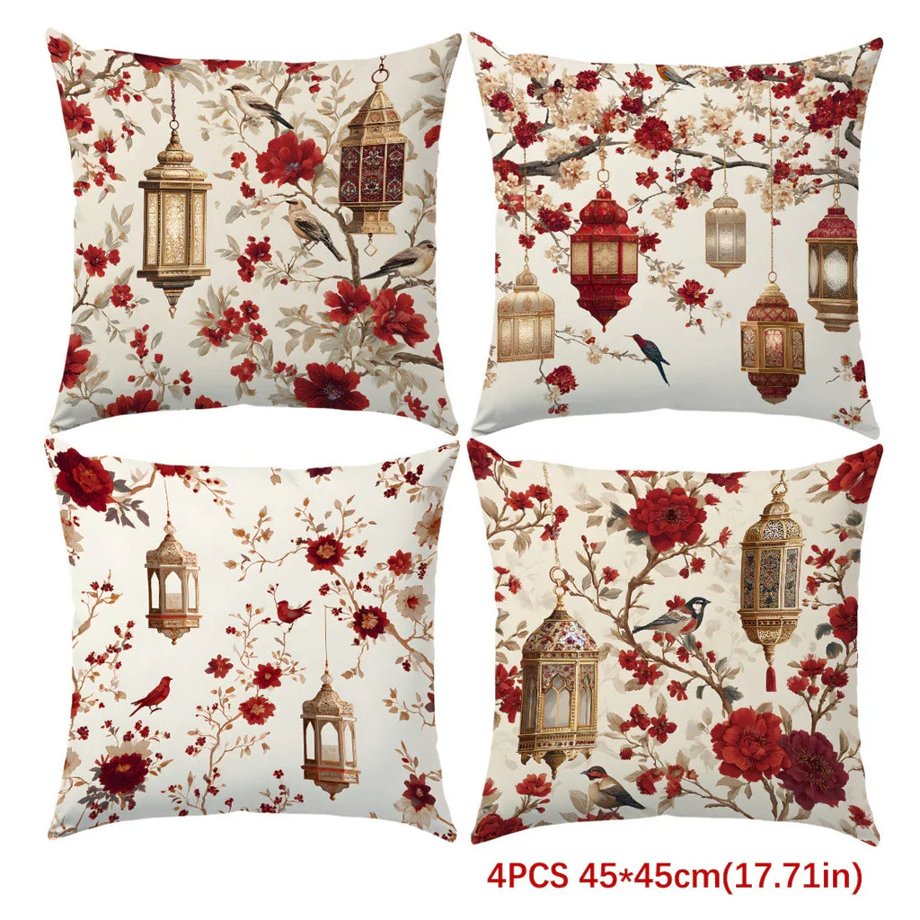 Pillowcases - Traditional Cotton Red 45cm