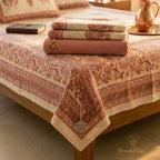 Sanganeri Heritage Hand-Block Printed Bedsheet Set | 100% Fine Cotton
