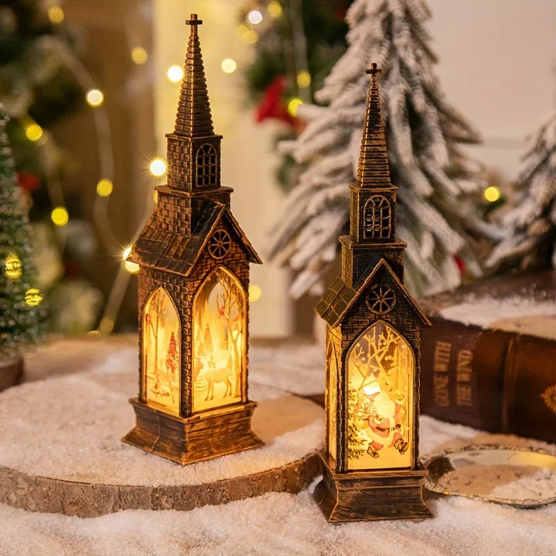 4pcs LED Electronic Candle Lights - Smart Holiday Decor with Realistic Flame Effect, Battery-Powered (Batteries Not Included) for Christmas, New Year, Autumn & Winter - Fireplace & Bedroom Night Lights, Festive Ornaments, Can House Of Avana