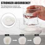 S Waterproof Quick-dry Coaster Set, Coffee Bar Desk Decor Essential, Stone Design Repels Stains, Fashion... - House Of Avana [[SKU:HOA-DSK-006]]