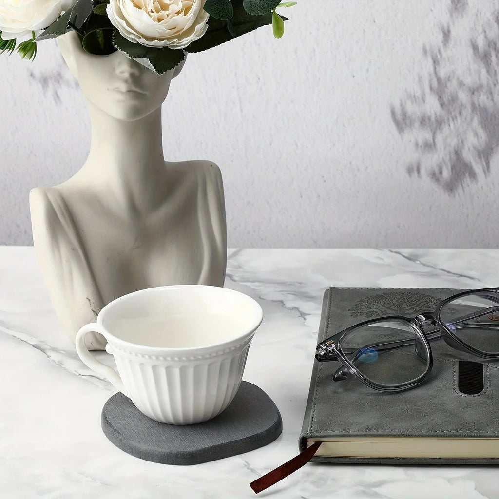 S Waterproof Quick-dry Coaster Set, Coffee Bar Desk Decor Essential, Stone Design Repels Stains, Fashion... - House Of Avana [[SKU:HOA-DSK-006]]