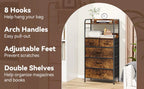5-drawer Vertical Dresser with Spacious Storage - No Assembly Required Modern Fabric Tower Organizer... - House Of Avana