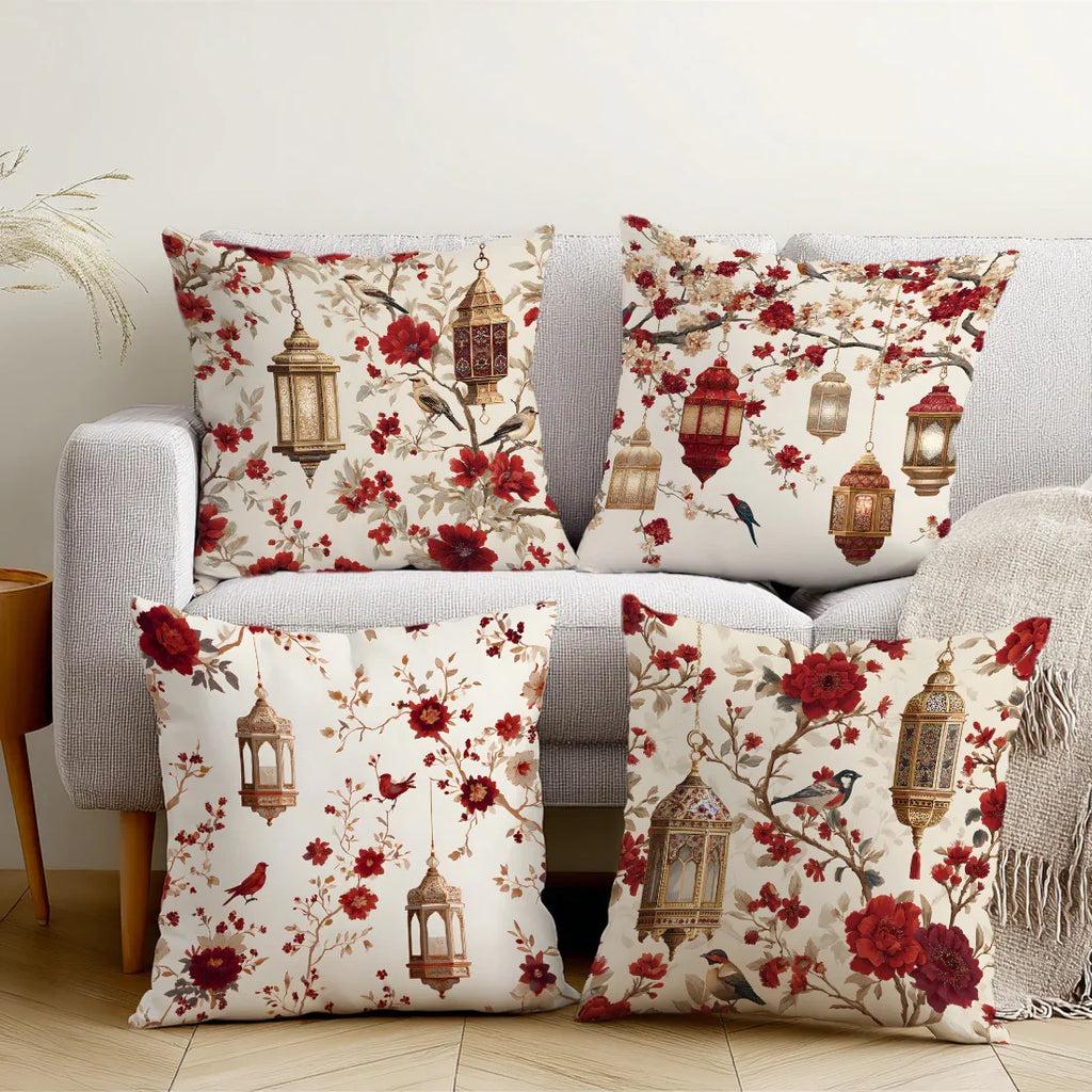 Pillowcases - Traditional Cotton Red 45cm