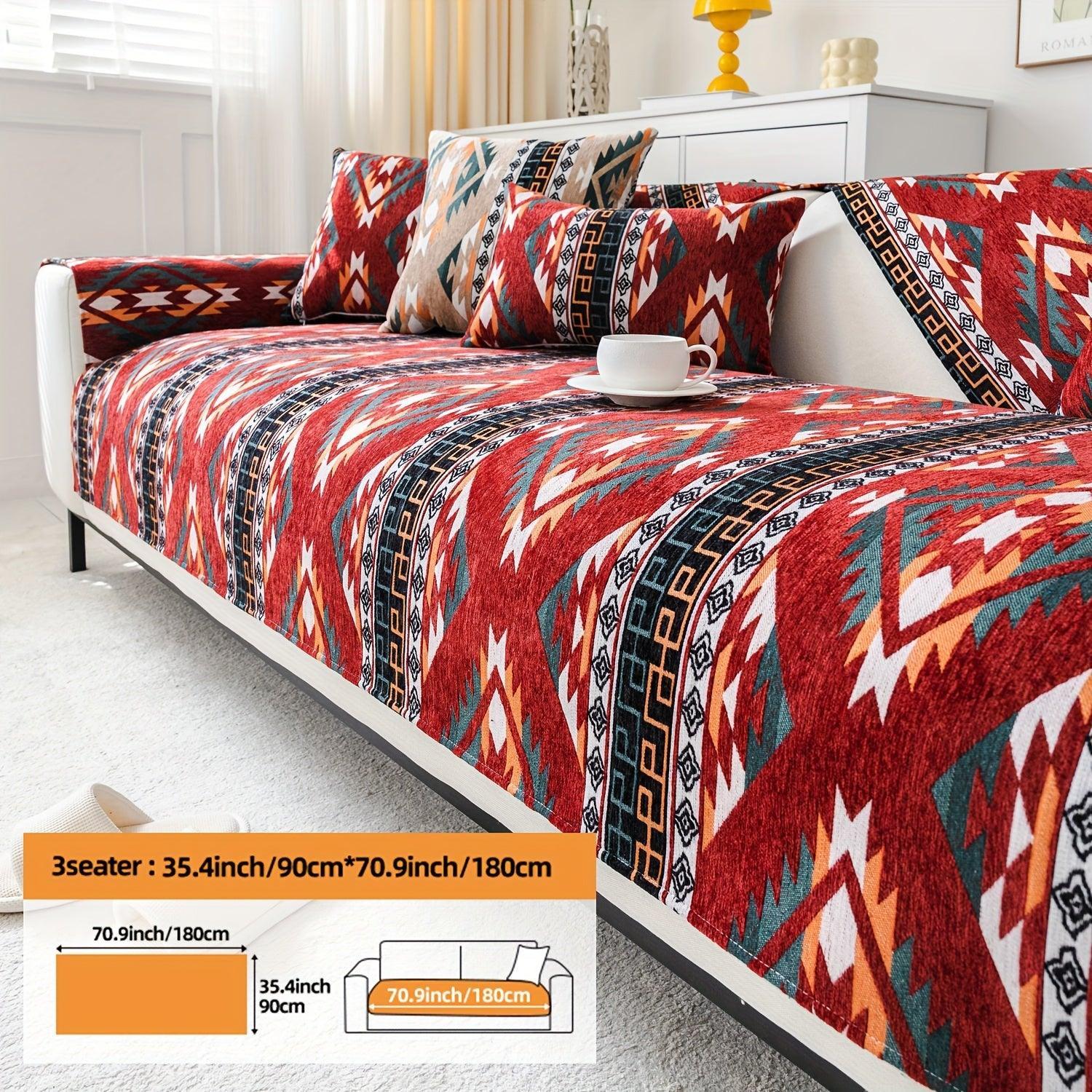 Linen Couch Slipcover | Boho Dog Proof Couch Slipcovers for All-Season topspet