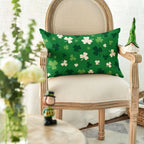 Throw Pillow - Shamrock Green Polyester 12x20 inch
