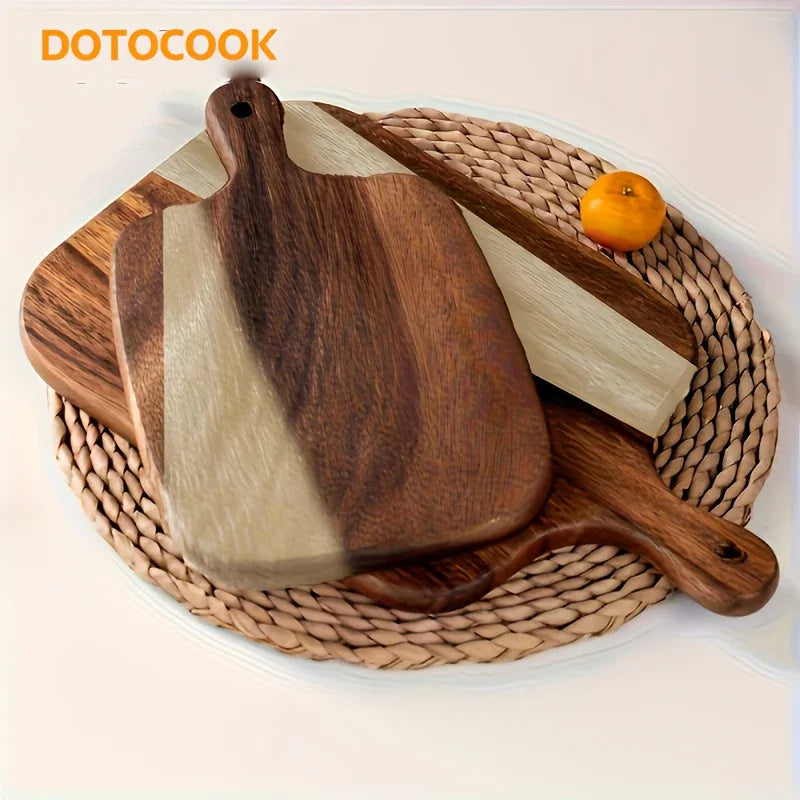 Cutting Board - Non-Porous Acacia Wood with Handle