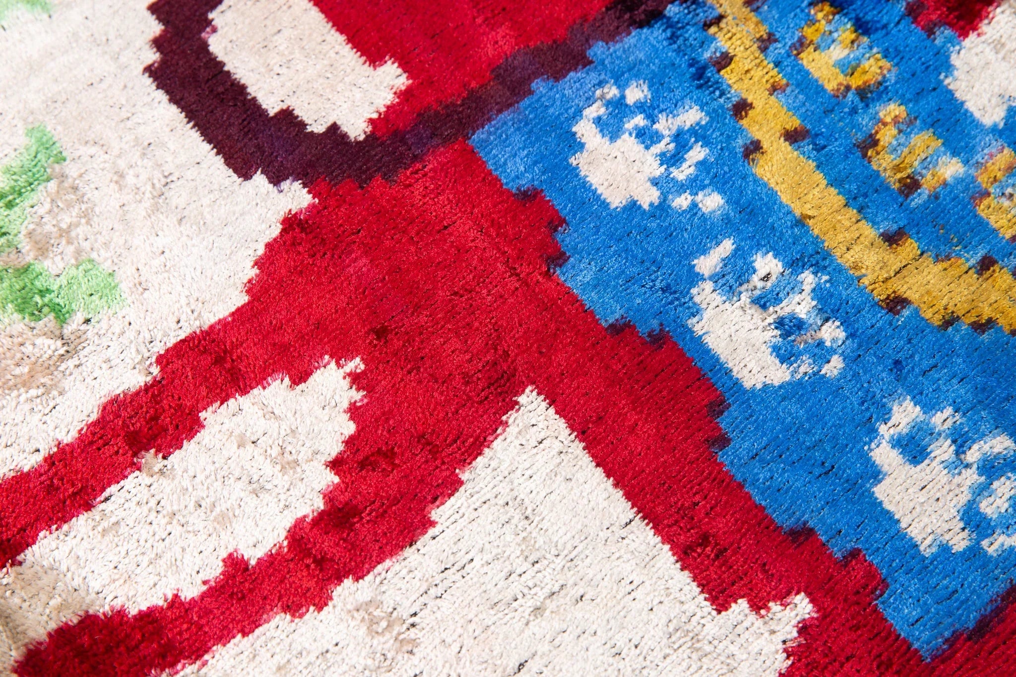 Handmade Silk Velvet Camel Design Throw Pillow - 16x24, Multicolored Exotic Accent Pillow with Down Feather Insert Canvello