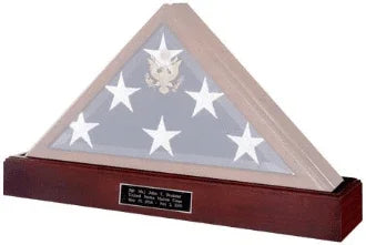 Military Base for Display Case Shadow Box - solid cherry - Base only !!!