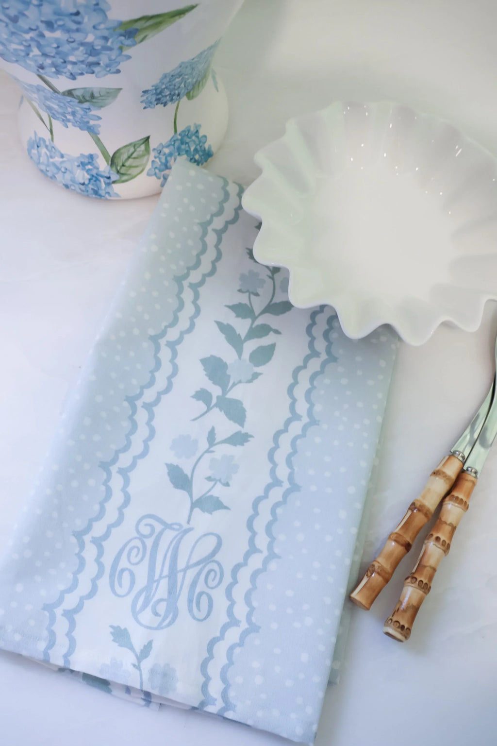 Chapple Chandler x Nicole Speake Monogrammed Kitchen Towels