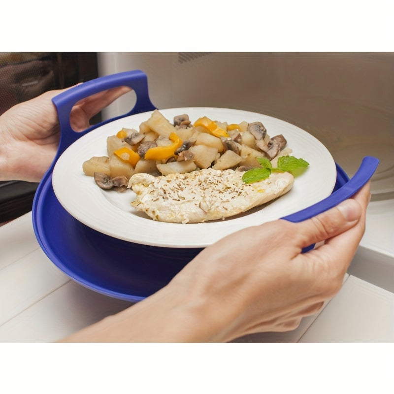 Microwave Caddy - with Handles Plastic