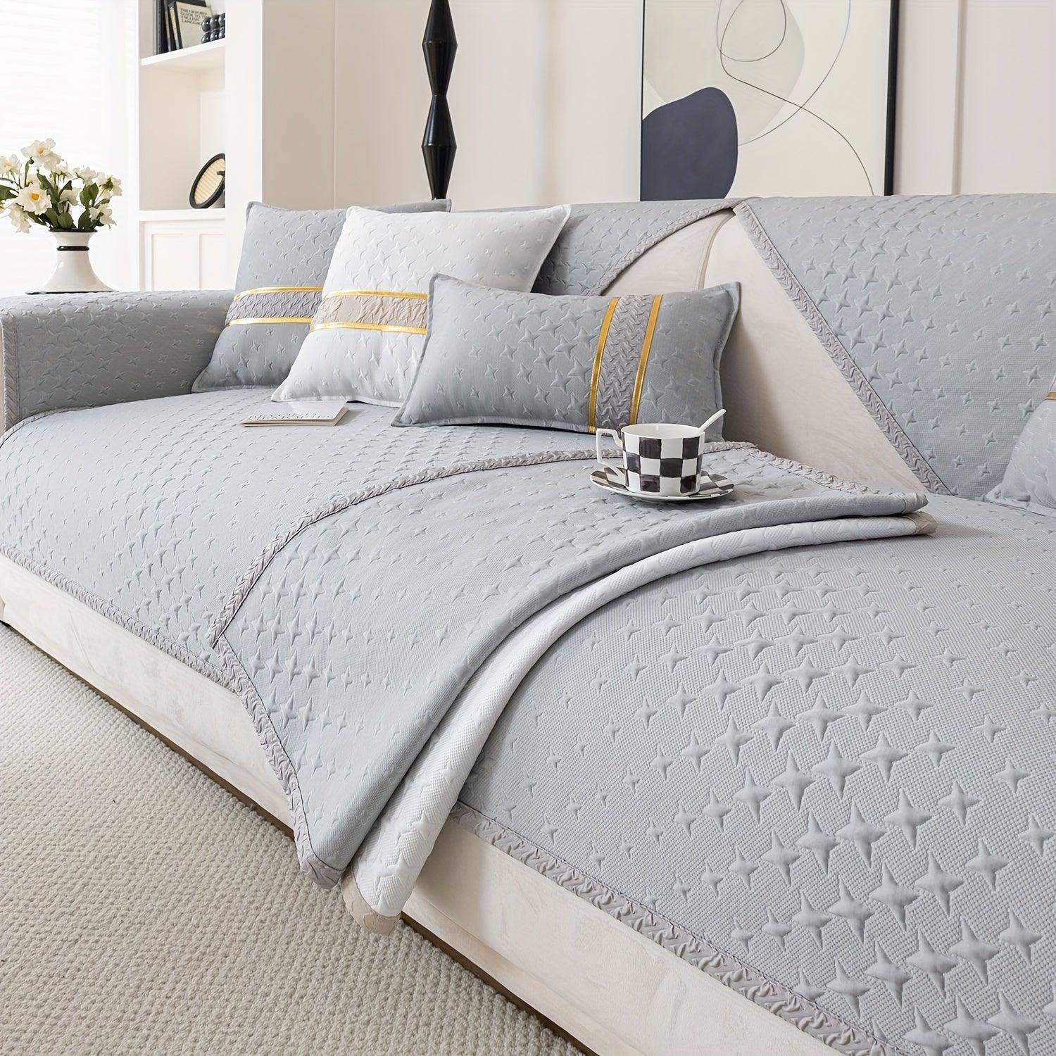 Summer Cooling Silk Non-slip Sofa Cover- Couch Cover for Dogs topspet