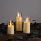 Candles - Flameless LED Plastic 3-Piece