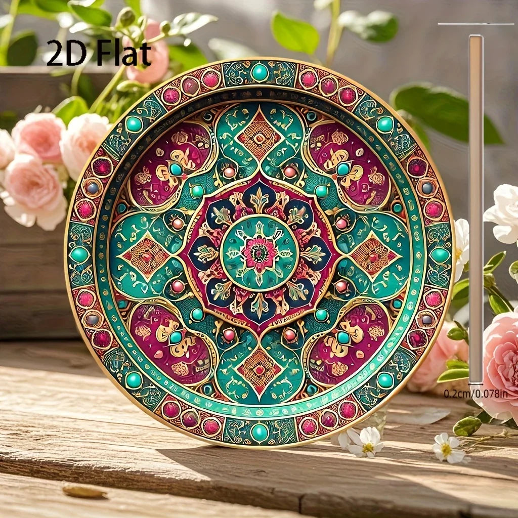 Wall Sign - Moroccan Wooden Round