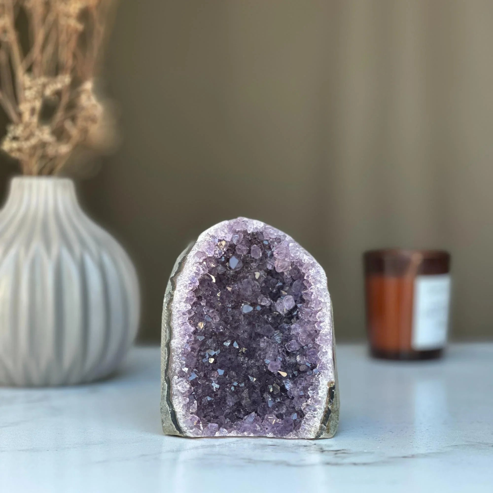 1 Lb. Purple Amethyst Geode DeepPurpleProject