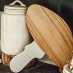 Marble and Wood Mushroom Cutting Board Decor Steals