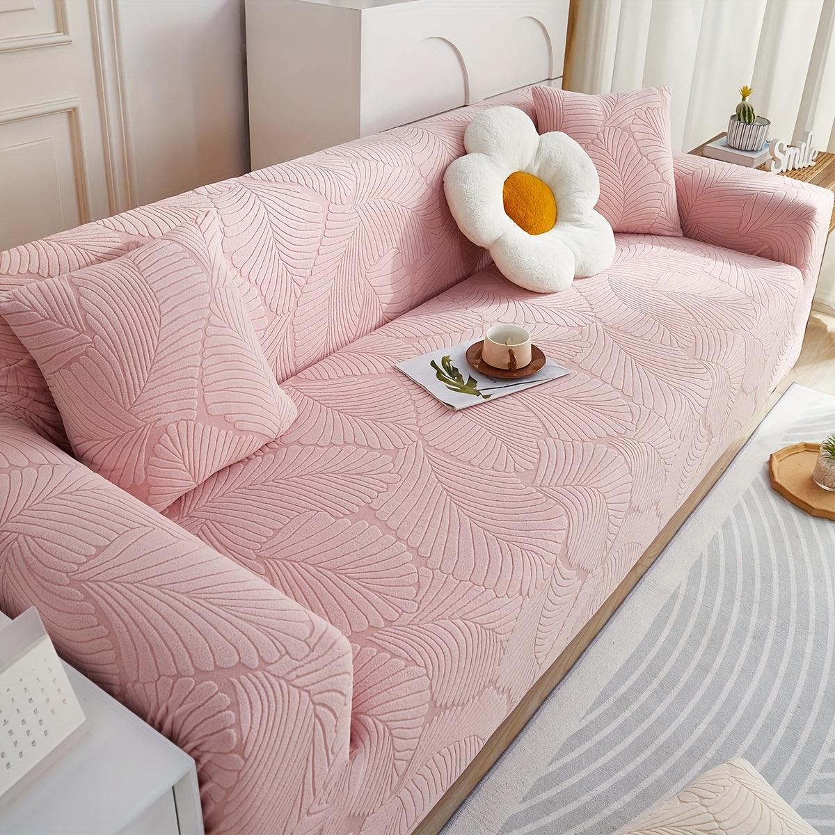 Premium Stretch Gray Couch Cover | Durable, Non-Slip & Versatile topspet