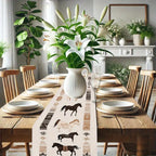 Table Runner - Rustic Polyester Western