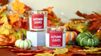 Autumn Leaves Container Candle Clay House Candles
