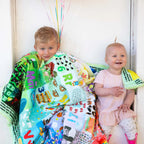 ABC Hidden Pictures Minky Quilt Panel Block Party Quilt Co