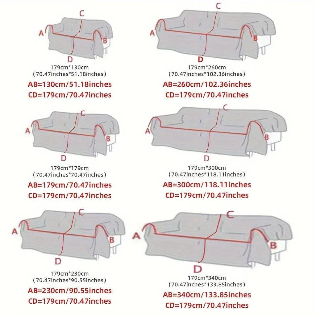 Boho-Chic All-Season Sofa Cover | Light Gray & Pet Proof Couch Cover topspet