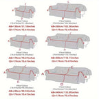 Boho-Chic All-Season Sofa Cover | Light Gray & Pet Proof Couch Cover topspet