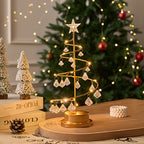 Elegant Metal Christmas Tree with Warm White & - Freestanding /Outdoor Holiday Decoration, Sturdy Base & Crystal Ornaments, Durable Metal for Festive or, No Control, Easy Assembly, Ideal Gift for Modern or Traditional Decor ( House Of Avana