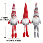 3pcs holiday Christmas gnome doll decoration Nordic style faceless elderly decoration perfect for hanging at home and hotel Christmas parties holiday decoration House Of Avana