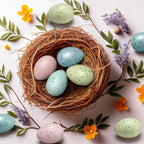 Easter Eggs - Speckled 2.4in