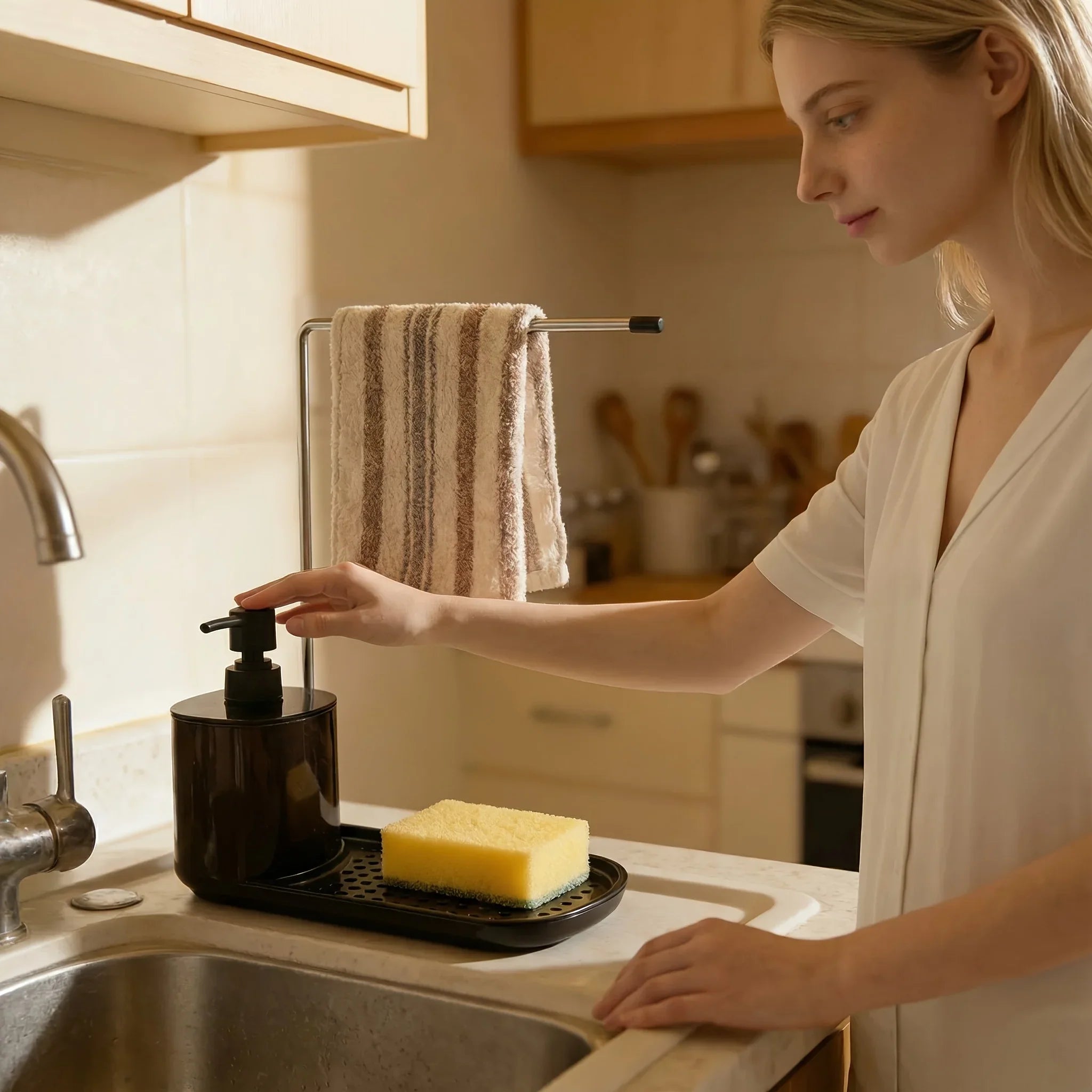 Soap Dispenser - Multifunctional Kitchen Storage