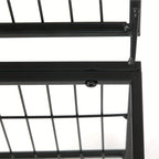 6-tier Metal Garden Cart Stand Iron Plant Rack Home Porch Flower Display Holder, lifestyle image - House Of Avana [[SKU:HOA-GDN-011]]