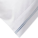 600 Thread Count Double Stripe Embroidered Sheet Set, side view - House Of Avana