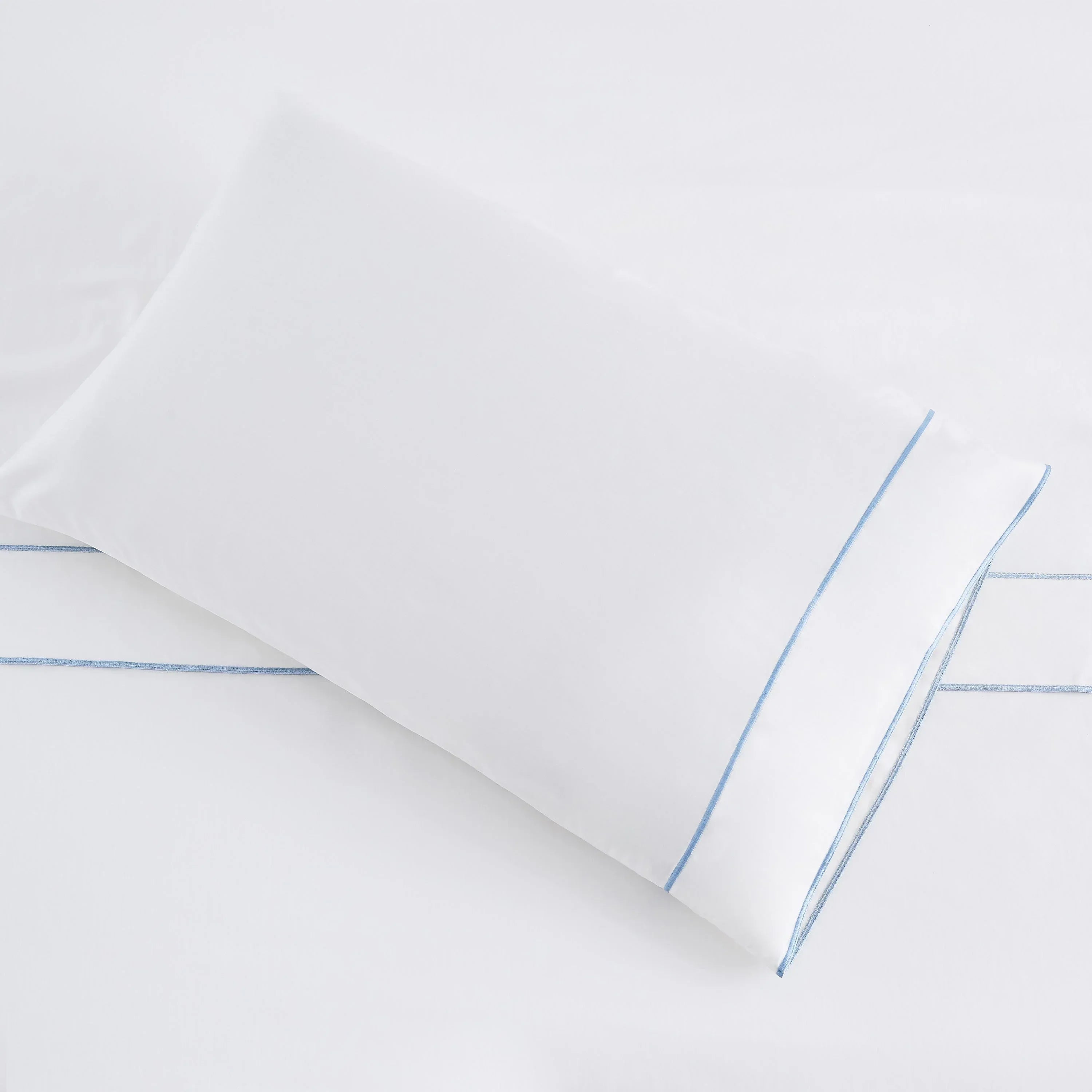 600 Thread Count Framed Sateen Embroidered Cotton Sheet Set Mélange Home