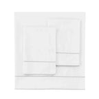 600 Thread Count Framed Sateen Embroidered Cotton Sheet Set Mélange Home