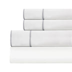 600 Thread Count Framed Sateen Embroidered Cotton Sheet Set Mélange Home