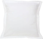 600 Thread Count Hemstitch Euro Pillow Sham Pair, front view - House Of Avana