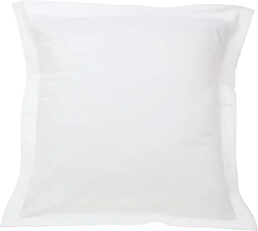600 Thread Count Hemstitch Euro Pillow Sham Pair, front view - House Of Avana