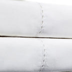 600 Thread Count Hemstitch Euro Pillow Sham Pair, detail shot - House Of Avana