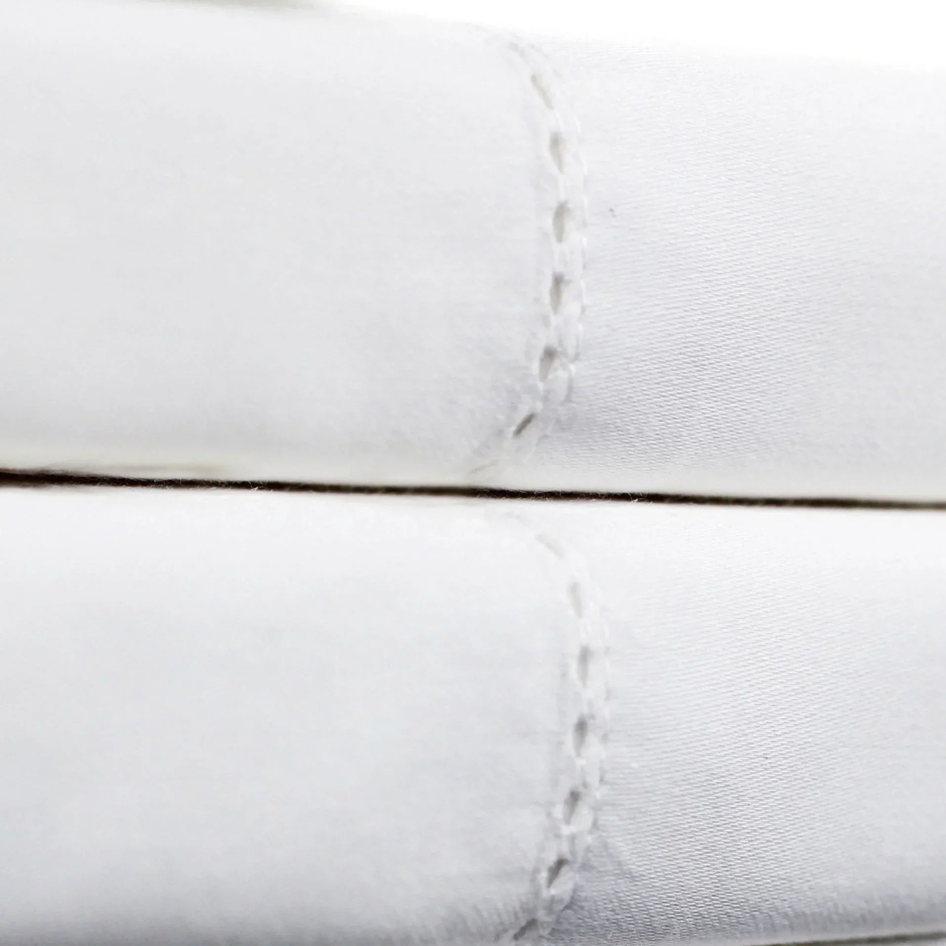 600 Thread Count Hemstitch Euro Pillow Sham Pair, detail shot - House Of Avana