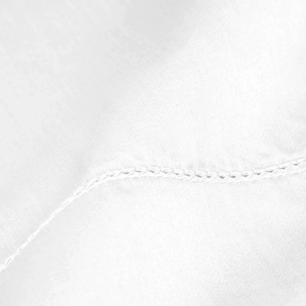 600 Thread Count Hemstitch Pillowcase Pair, side view - House Of Avana