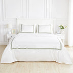 600 Thread Count Rope Embroidered Duvet Set, alternate view - House Of Avana